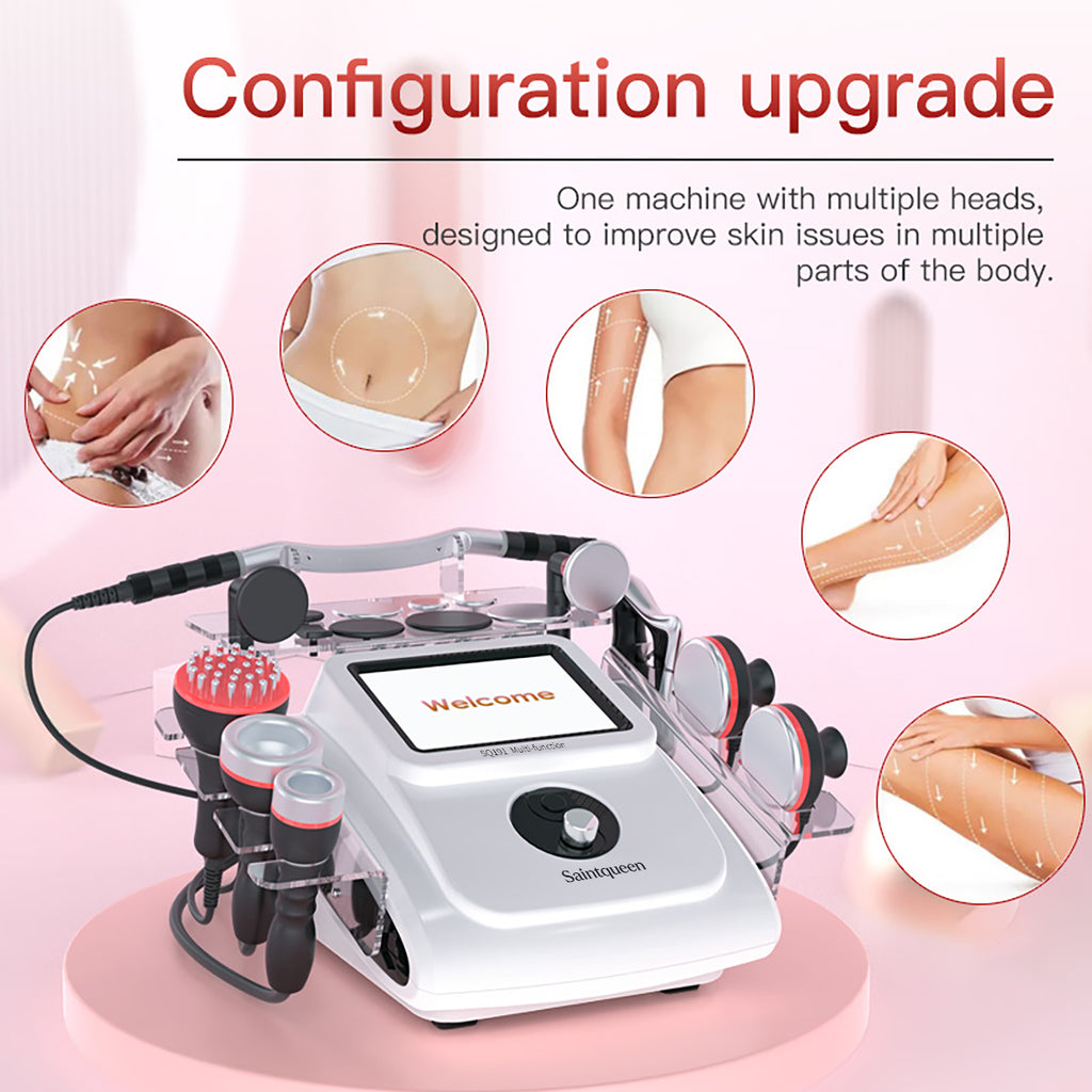 SQ191 | Equipo de belleza 448K 8 en 1 con luz roja y microcorriente