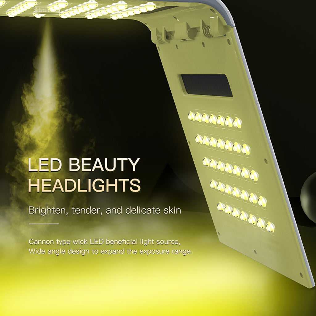 SQ125 | Equipo de luz LED plegable con 117 LED y 7 colores y bruma ultrafina y calor
