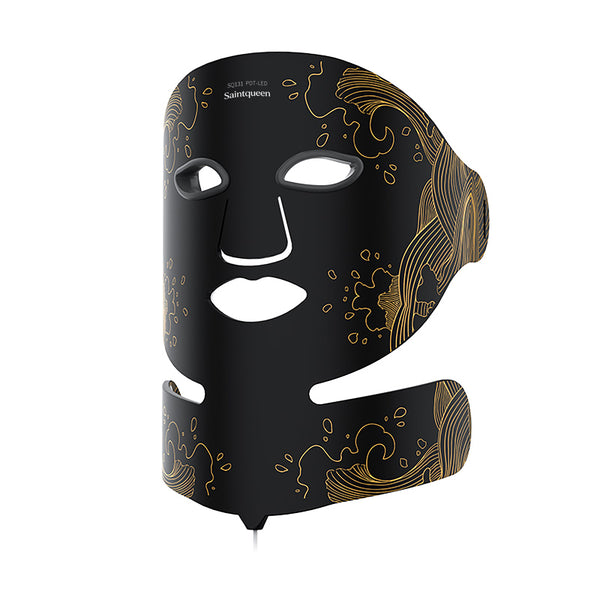 SQ131 Máscara facial LED de silicona flexible, 156 LED y 8 modos