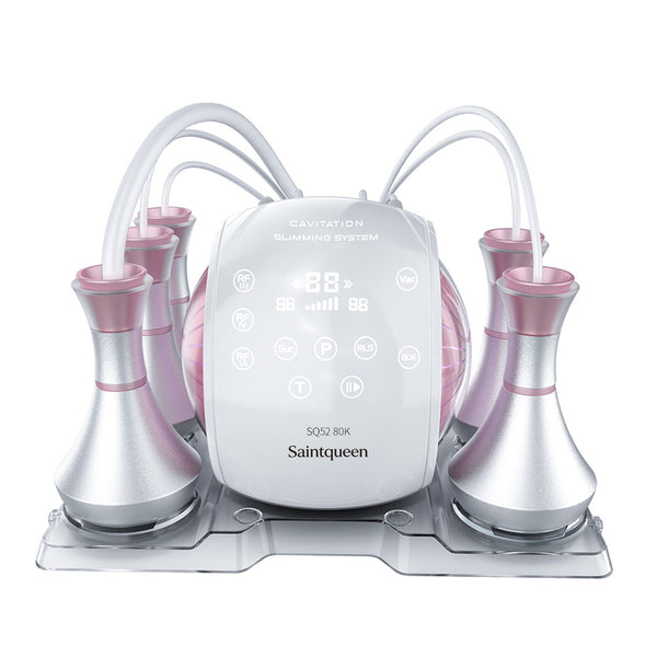 SQ52 Pro | Equipo de cavitación 80K 5 en 1 con RF multipolar y masaje de vacío