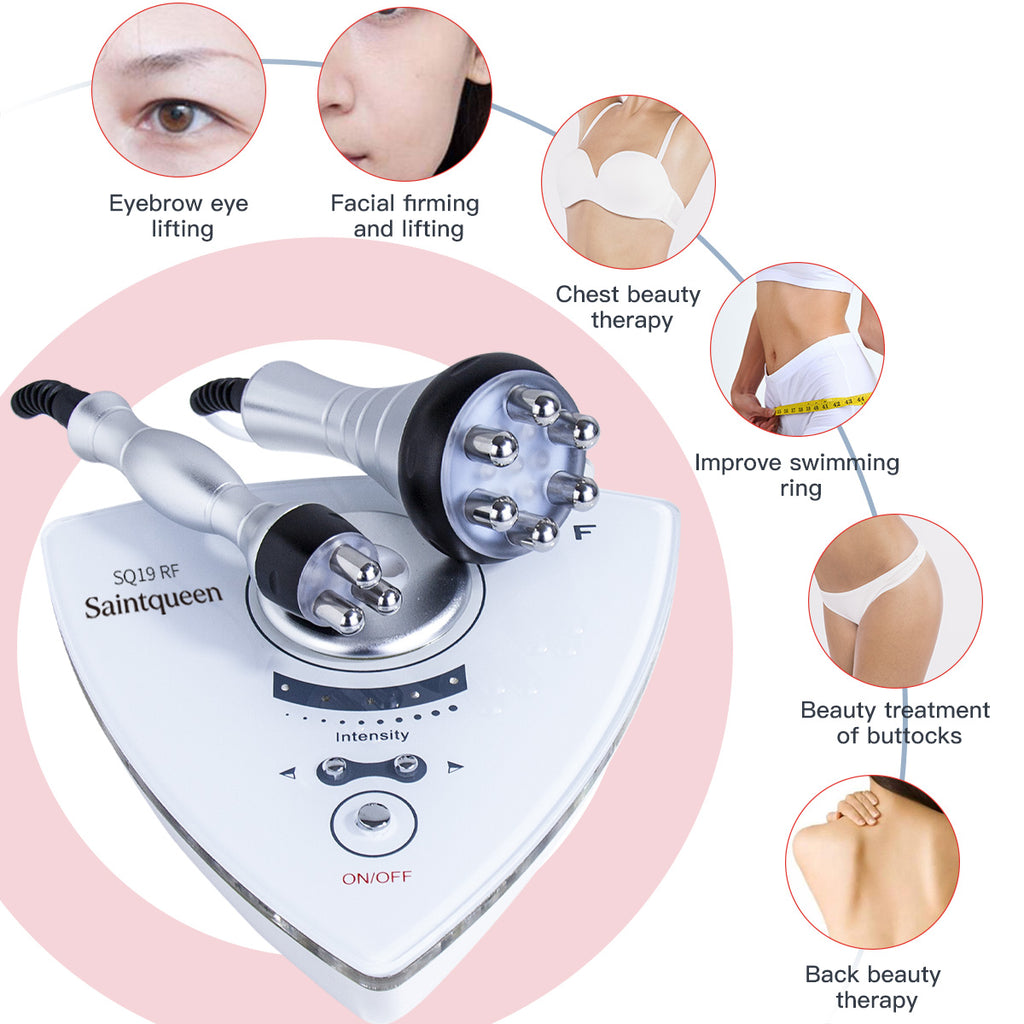SQ19 Dispositivo RF para rostro y cuerpo con 2 sondas y luz roja
