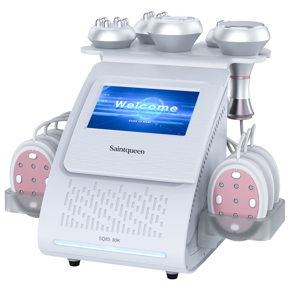 SQ85B Pro | Equipo de cavitación 80K 6 en 1 con RF multipolar y masaje de vacío Imagen principal del producto
