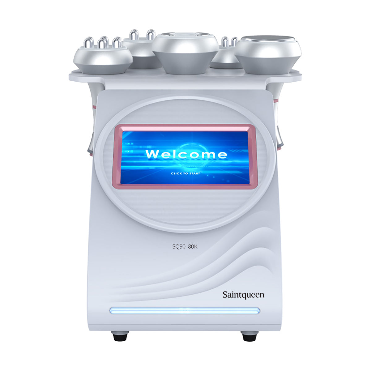 SQ90A Pro | Equipo de cavitación 80K 5 en 1 con RF multipolar y masaje de vacío