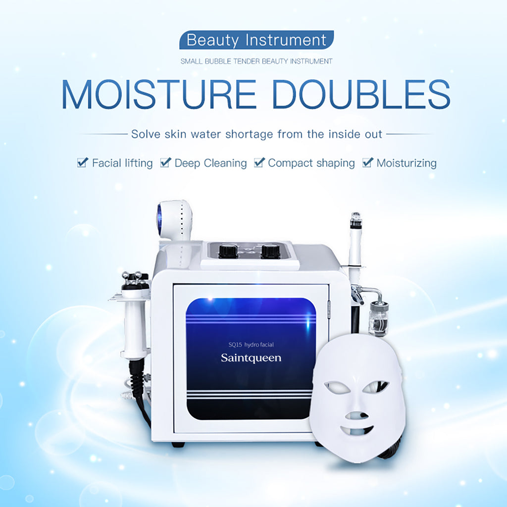 SQ15 Aqua Plus Equipo de limpieza facial con agua 8 en 1