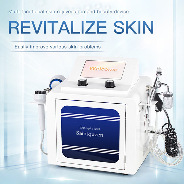 SQ15 Aqua Plus Equipo de limpieza facial con agua 7 en 1 táctil